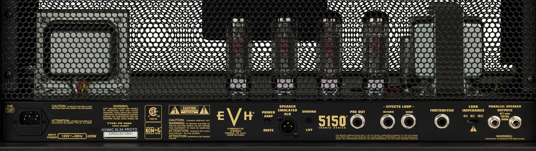 Evh 5150 Iconic El34 80w Head - Ampli Guitare Électrique TÊte / PÉdale - Variation 4