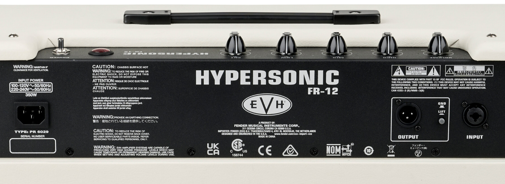 Evh 5150iii Hypersonic Fr12 1000w 1x12  Ivory - Baffle Ampli Guitare Électrique - Variation 5