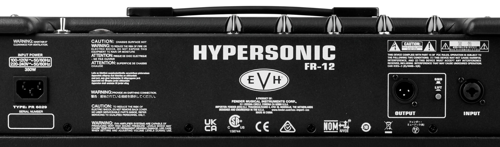 Evh 5150iii Hypersonic Fr12 1000w 1x12  Black - Baffle Ampli Guitare Électrique - Variation 4