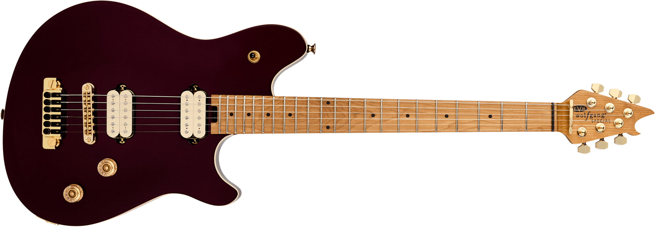 Evh Wolfgang Special Tom Mex 2h Ht Mn - Oxblood - Guitare Électrique MÉtal - Main picture