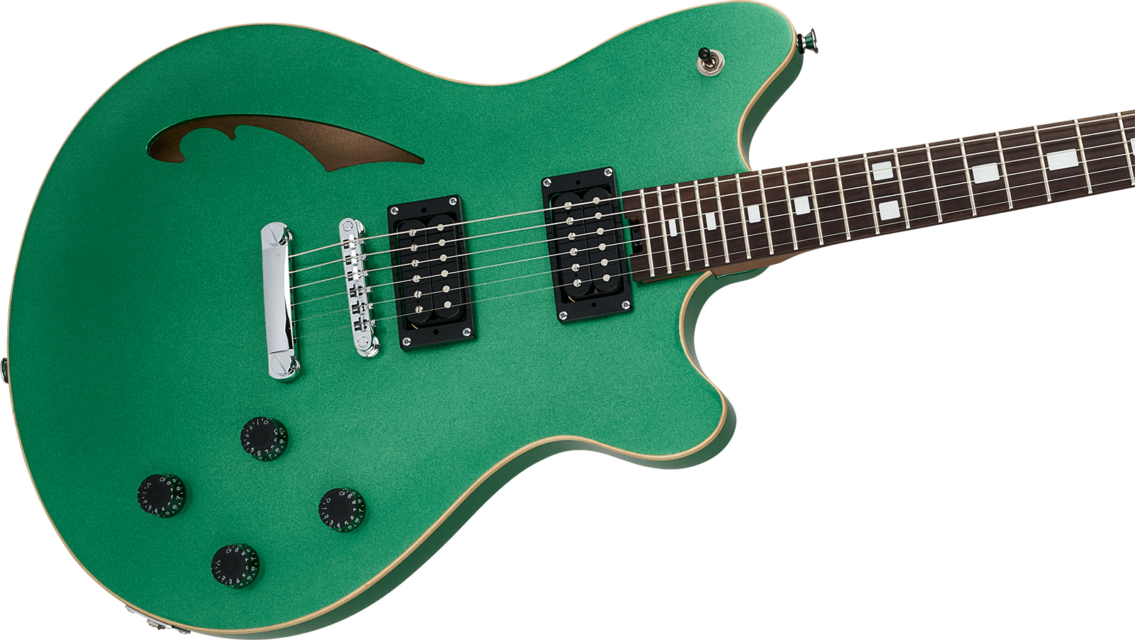 Evh Sa126 Standard 2h Ht Rw - Pelham Green - Guitare Électrique 1/2 Caisse - Variation 2