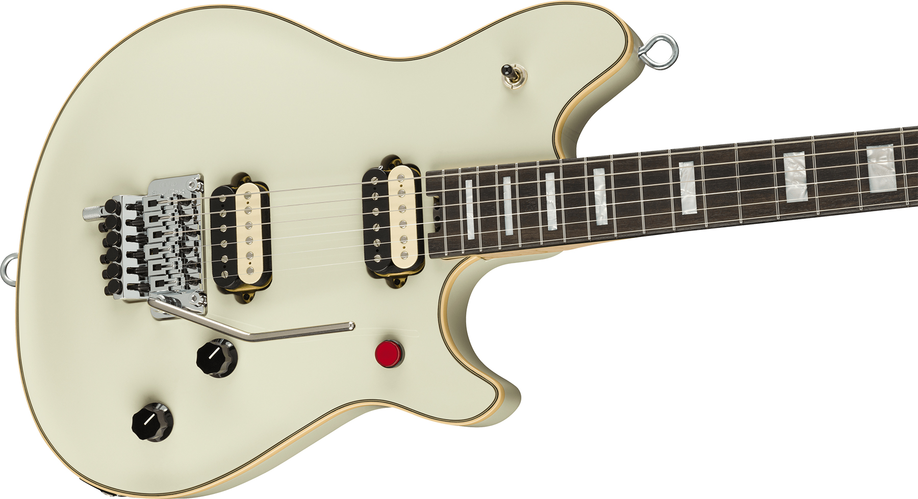 Evh Wolfgang Mij Jap 2h Fr Eb - Ivory - Guitare Électrique Forme Str - Variation 2