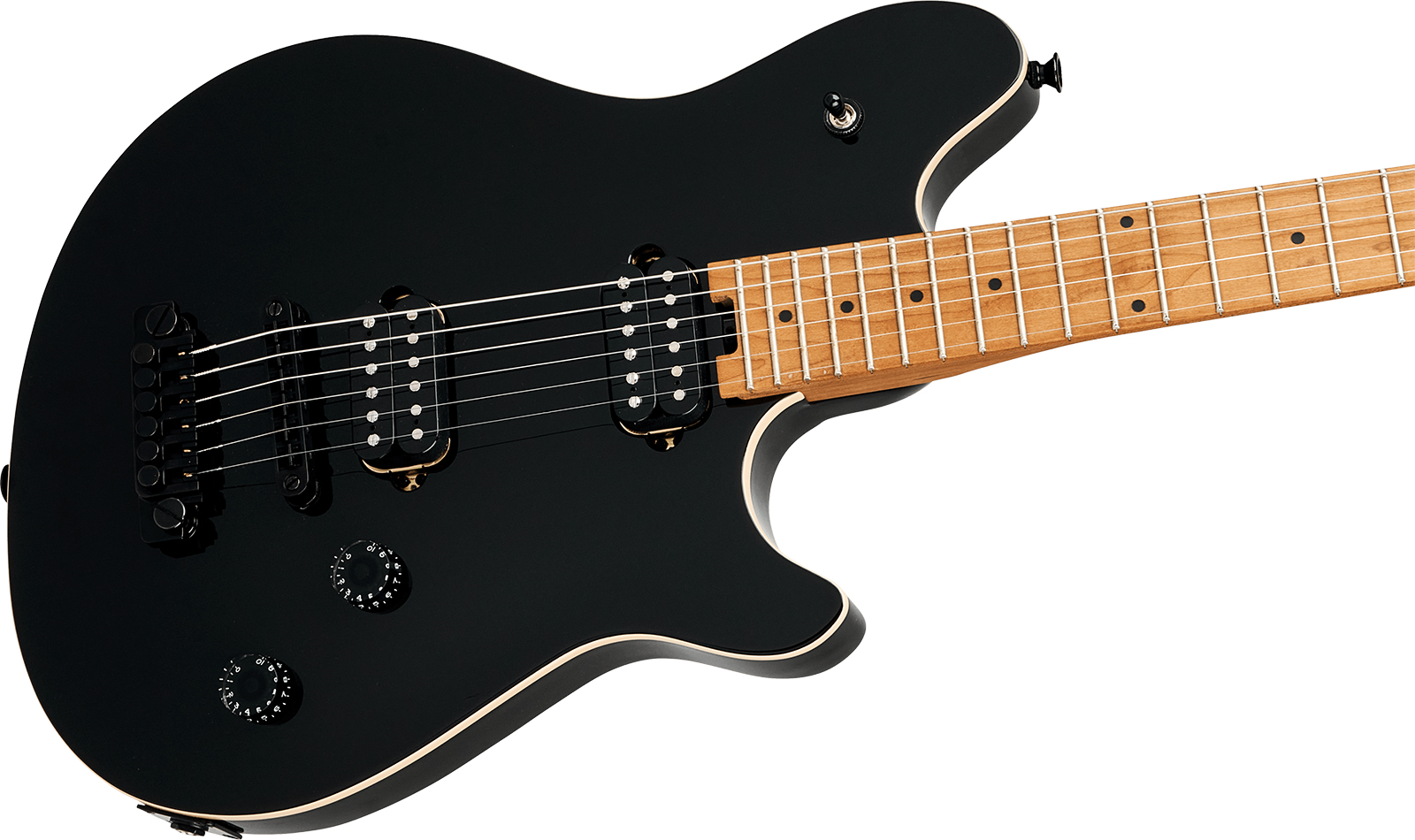 Evh Wolfgang Special Tom Mex 2h Ht Mn - Gloss Black - Guitare Électrique MÉtal - Variation 2