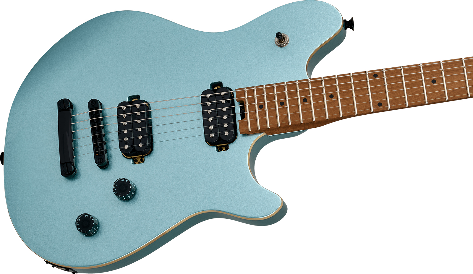 Evh Wolfgang Standard Tom Ind 2h Ht Mn - Sea Foam Pearl Metallic - Guitare Électrique MÉtal - Variation 2