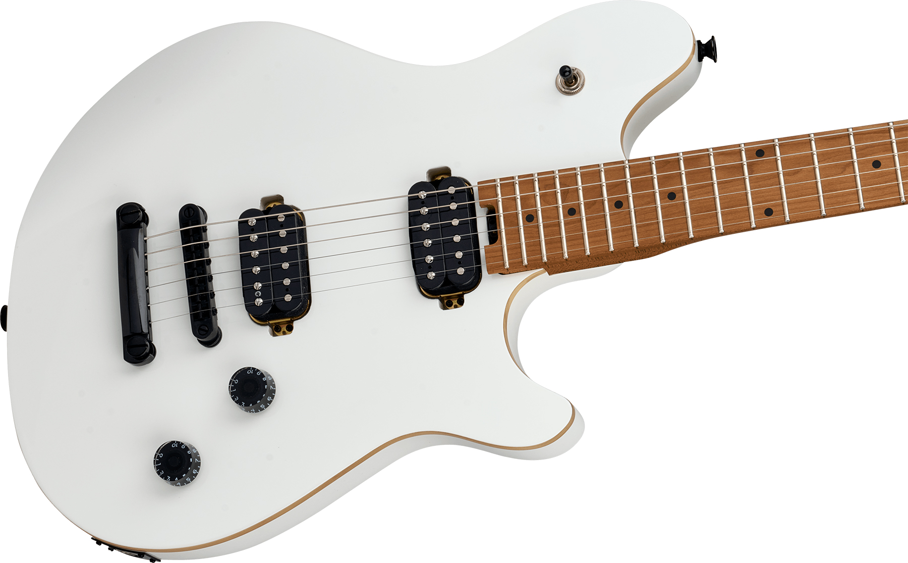 Evh Wolfgang Standard Tom Ind 2h Ht Mn - Cream White - Guitare Électrique MÉtal - Variation 2