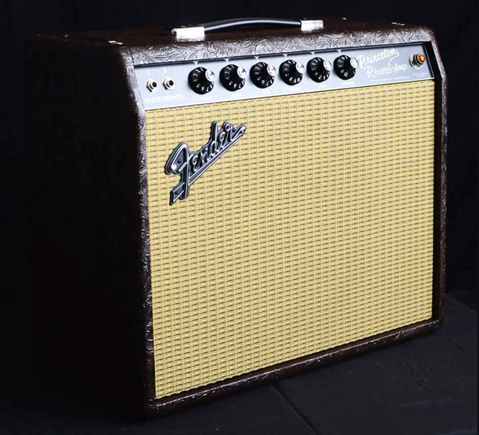 Fender 65 Deluxe Reverb Ltd 22w 1x12 Celestion Creamback Western - Ampli Guitare Électrique Combo - Variation 1