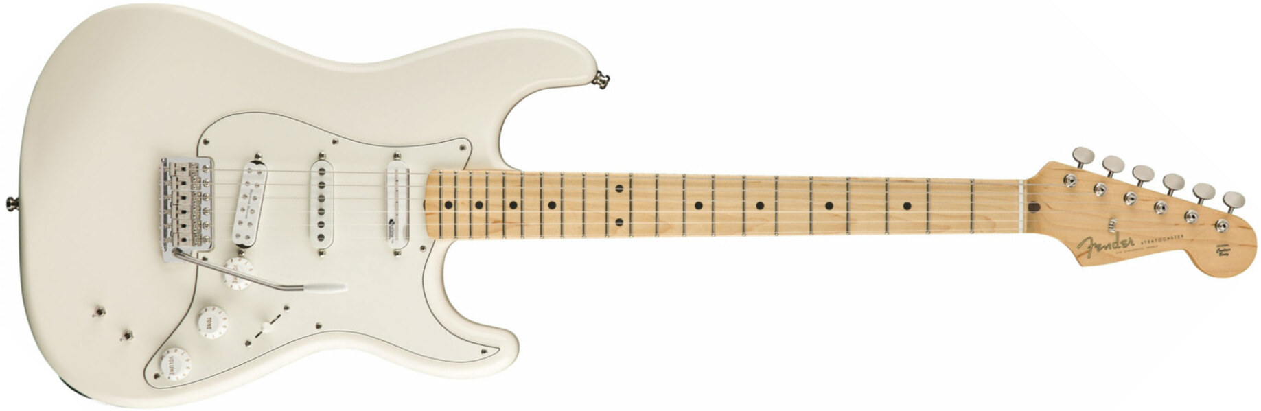 Fender Eob Strat Sustainer Signature Mex Hss Trem Mn - Olympic White - Guitare Électrique Forme Str - Main picture