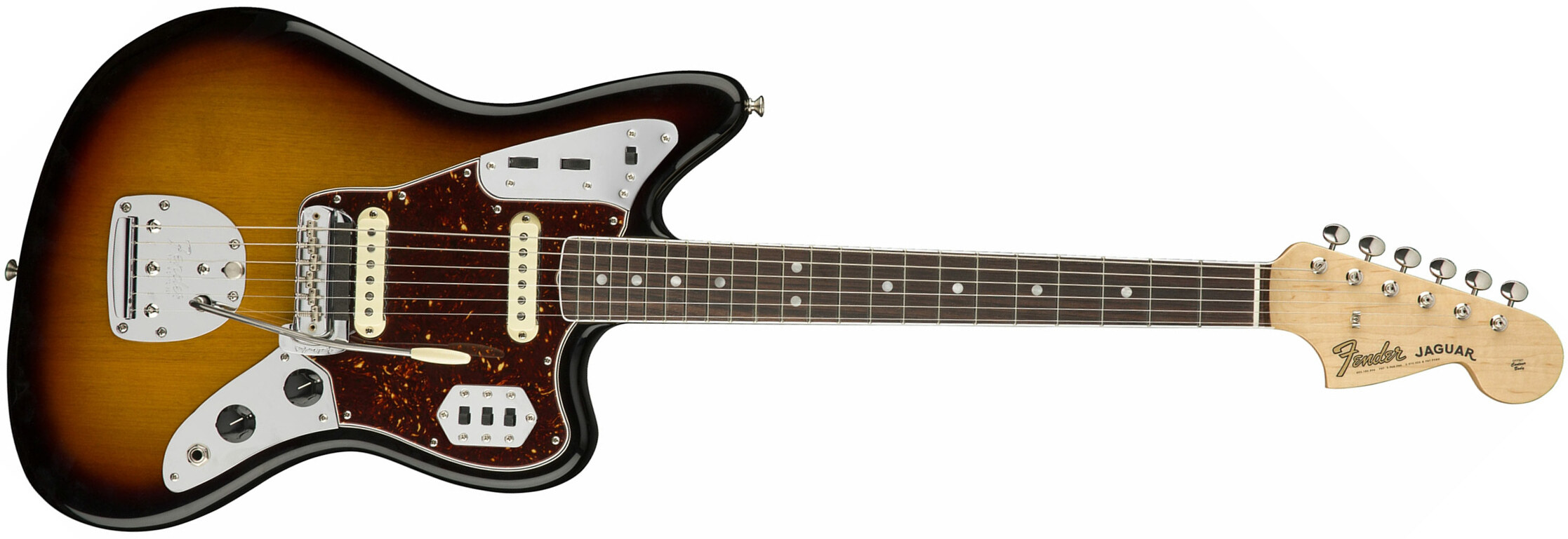 Fender Jaguar '60s American Original Usa Ss Rw - 3-color Sunburst - Guitare Électrique RÉtro Rock - Main picture