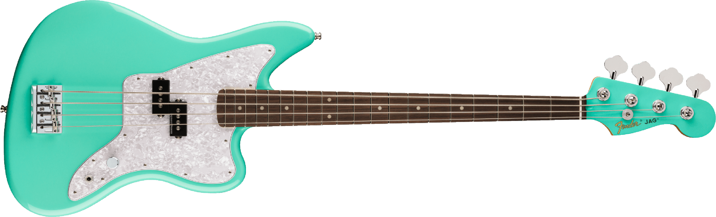 Fender Jaguar Mark Hoppus Signature Limited Edition - Sea Foam Green - Basse Électrique Solid Body - Main picture