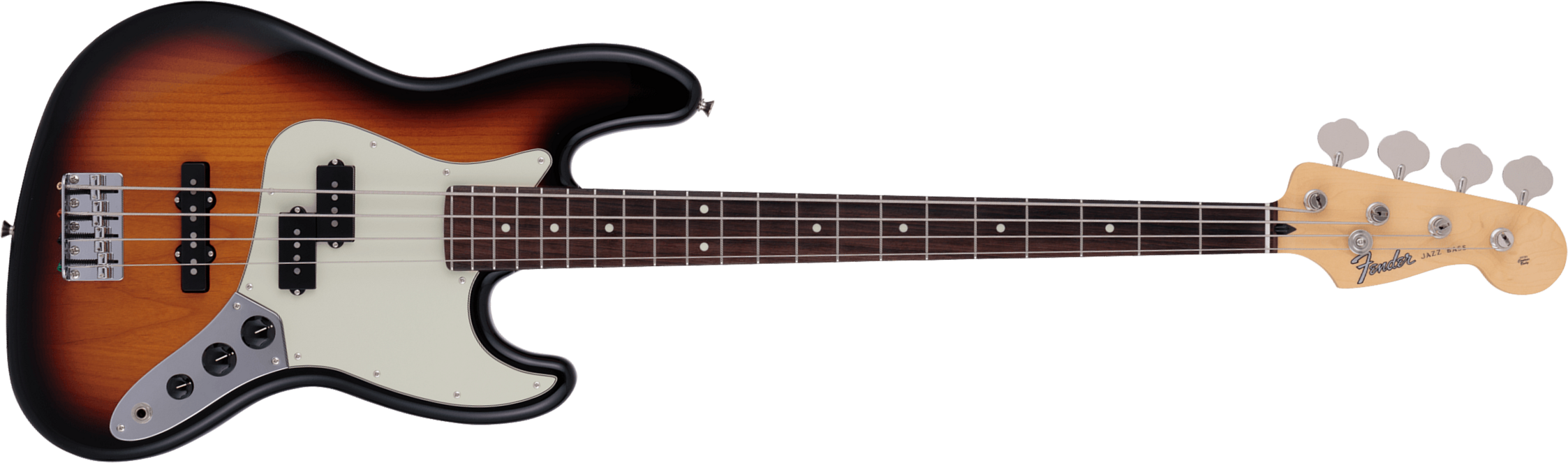 Fender Jazz Bass Hybrid Ii Pj Mij Jap Rw - 3-color Sunburst - Basse Électrique Solid Body - Main picture