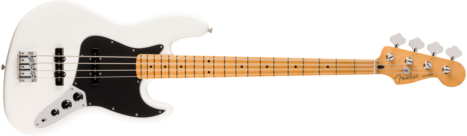 Fender Jazz Bass Player Ii Mex Mn - Polar White - Basse Électrique Solid Body - Main picture