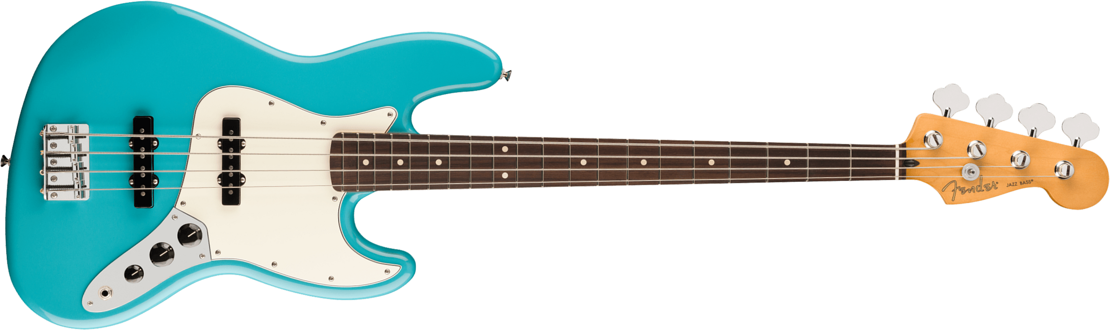 Fender Jazz Bass Player Ii Mex Rw - Aquatone Blue - Basse Électrique Solid Body - Main picture