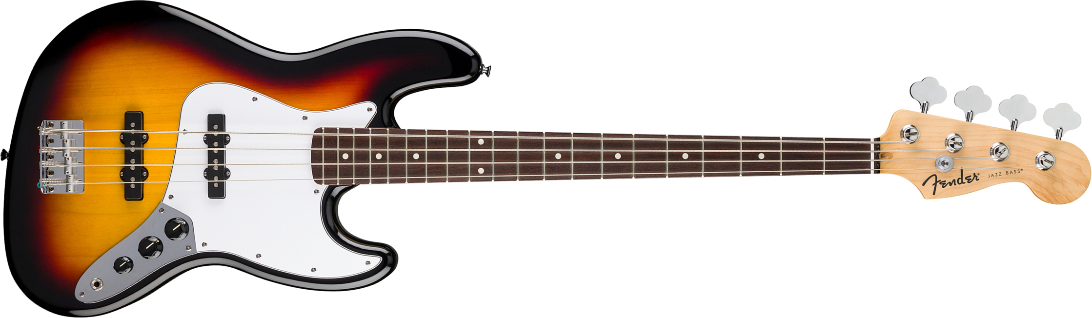 Fender Jazz Bass Standard Mex Lau - 3-color Sunburst - Basse Électrique Solid Body - Main picture