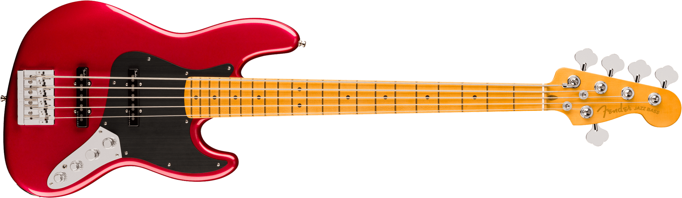 Fender Jazz Bass V American Ultra Ii Usa 5c Active Mn - Sinister Red - Basse Électrique Solid Body - Main picture