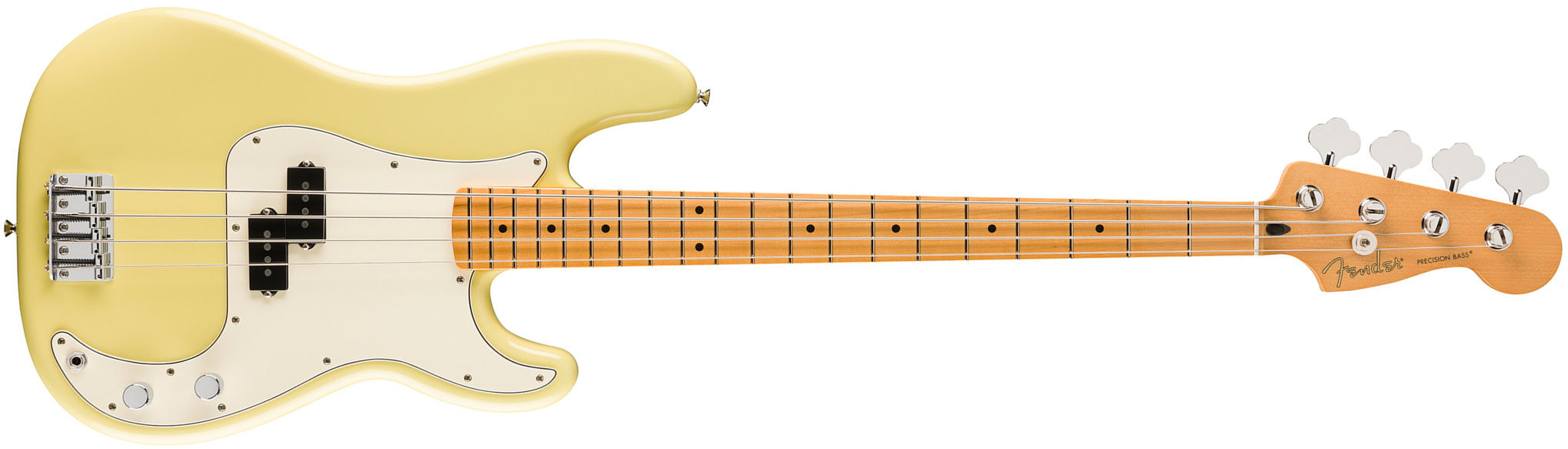 Fender Precision Bass Player Ii Mex Mn - Hialeah Yellow - Basse Électrique Solid Body - Main picture