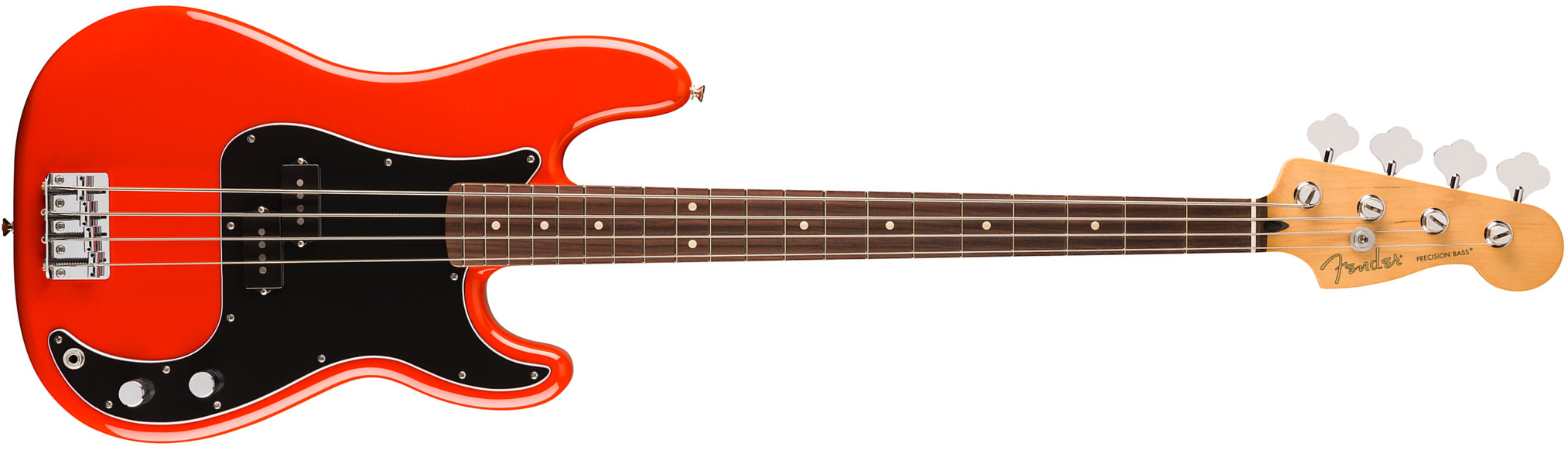 Fender Precision Bass Player Ii Mex Rw - Coral Red - Basse Électrique Solid Body - Main picture