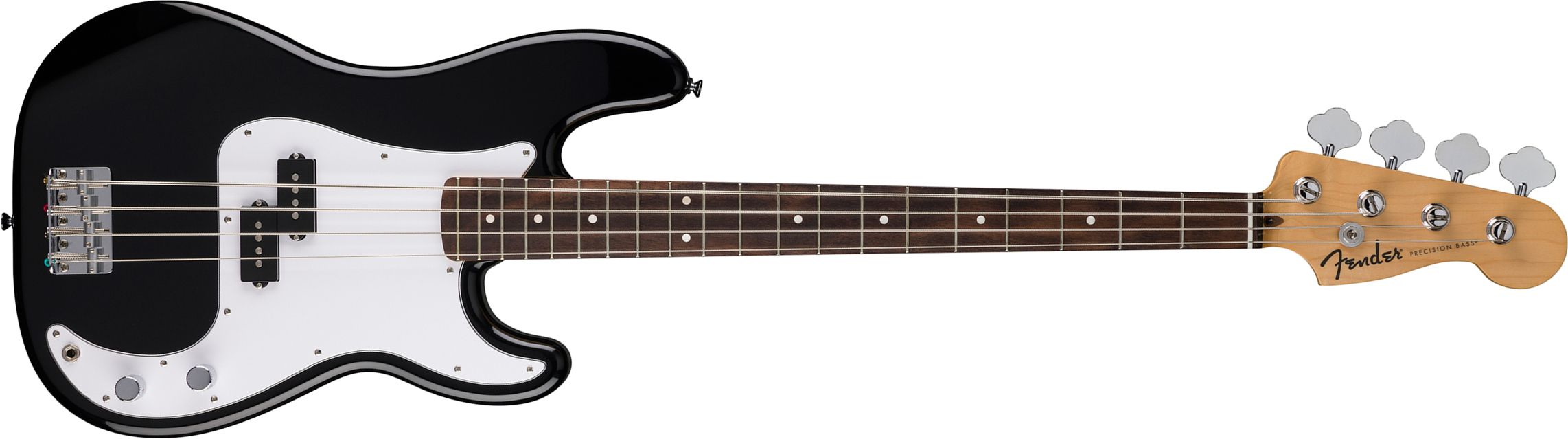 Fender Precision Bass Standard Mex Lau - Black - Basse Électrique Solid Body - Main picture