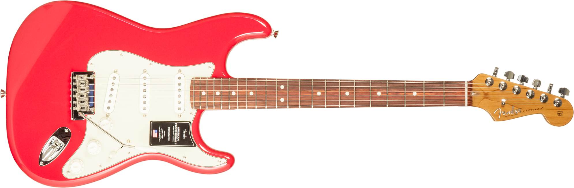 Fender Strat American Professional Ii Ltd Usa 3s Trem Rw - Fiesta Red - Guitare Électrique Forme Str - Main picture