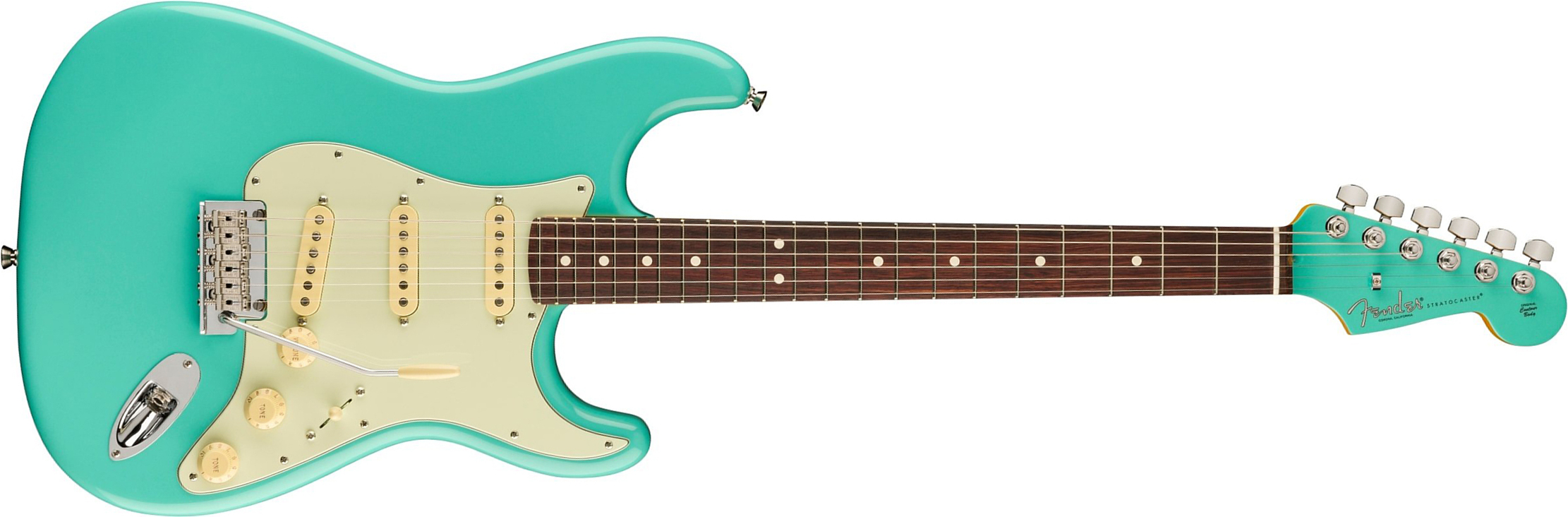 Fender Strat American Professional Ii Ltd Usa 3s Trem Rw - Sea Foam Green - Guitare Électrique Forme Str - Main picture