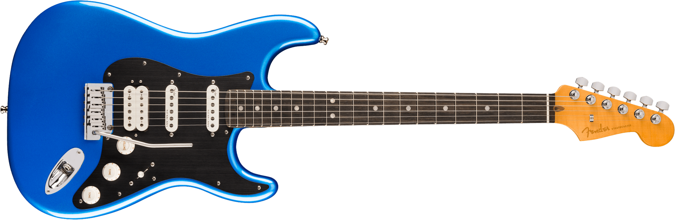 Fender Strat American Ultra Ii Hss Usa Trem Eb - Noble Blue - Guitare Électrique Forme Str - Main picture