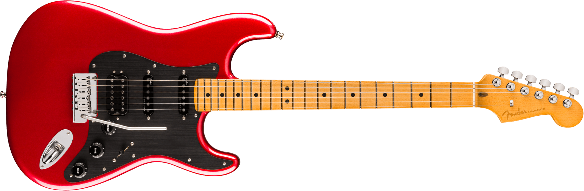 Fender Strat American Ultra Ii Hss Usa Trem Mn - Sinister Red - Guitare Électrique Forme Str - Main picture