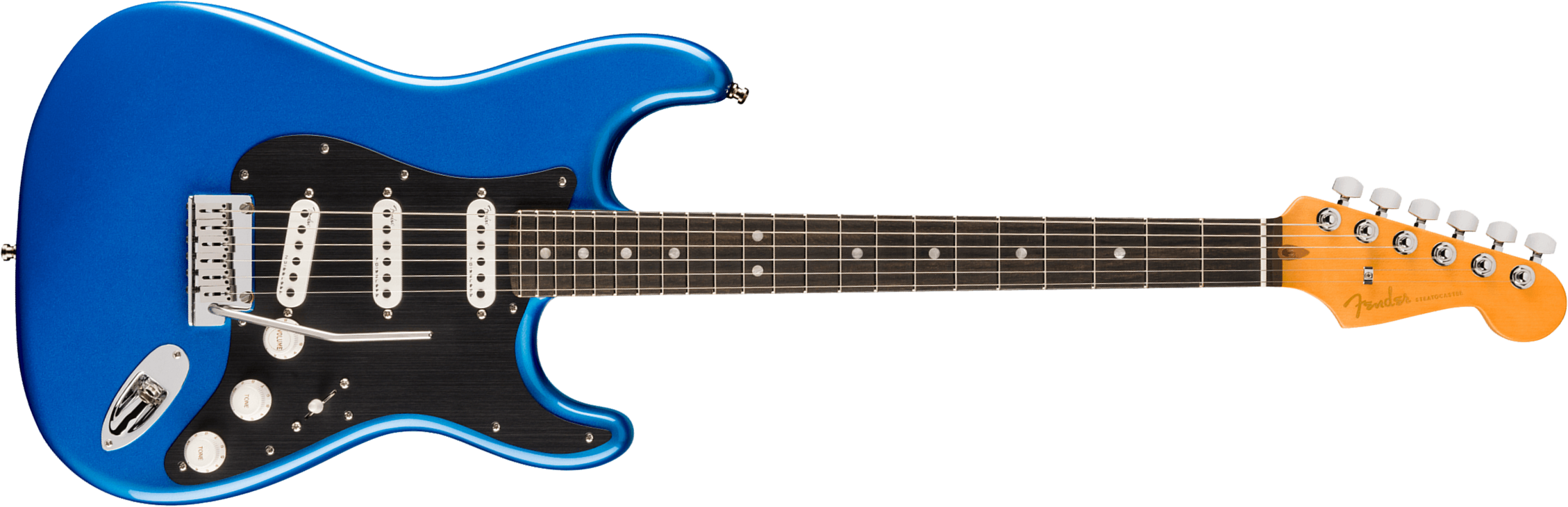 Fender Strat American Ultra Ii Usa 3s Trem Eb - Noble Blue - Guitare Électrique Forme Str - Main picture