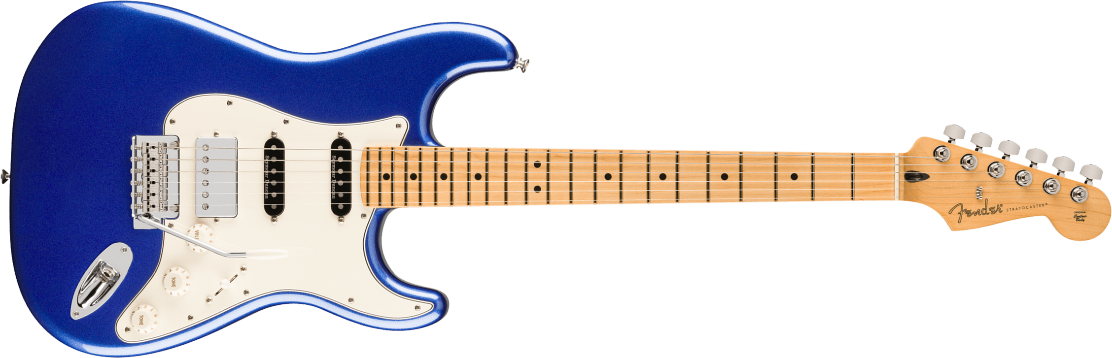 Fender Strat Player Hss Mex Ltd Seymour Duncan Trem Mn - Daytona Blue - Guitare Électrique Forme Str - Main picture