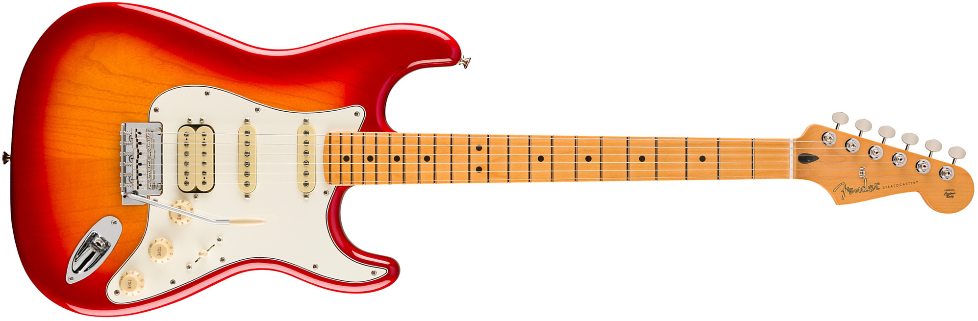 Fender Strat Player Ii Hss Mex Frene Trem Mn - Aged Cherry Burst - Guitare Électrique Forme Str - Main picture