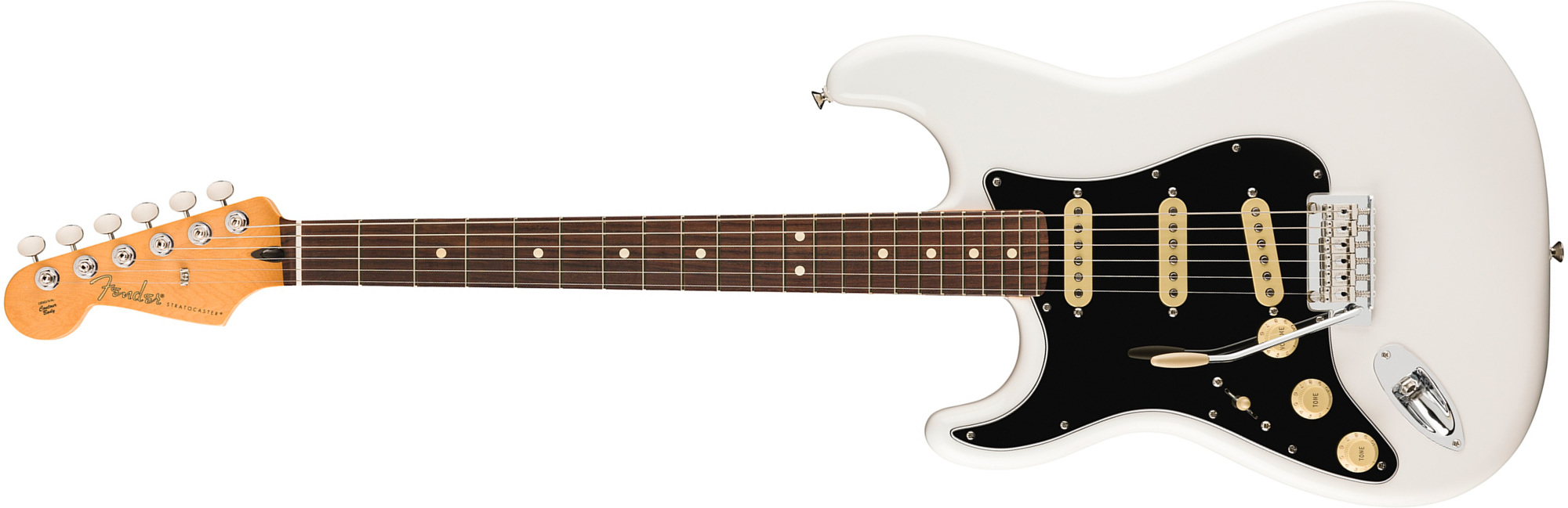 Fender Strat Player Ii Lh Mex Aulne Gaucher 3s Trem Rw - Polar White - Guitare Électrique Forme Str - Main picture