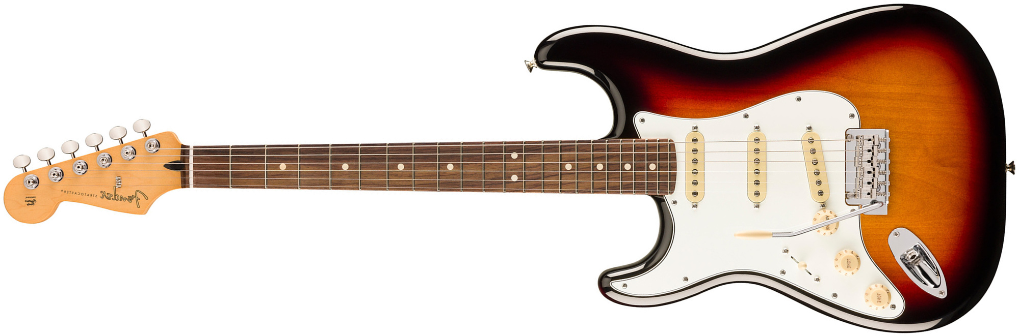 Fender Strat Player Ii Lh Mex Gaucher 3s Trem Rw - 3-color Sunburst - Guitare Électrique Forme Str - Main picture