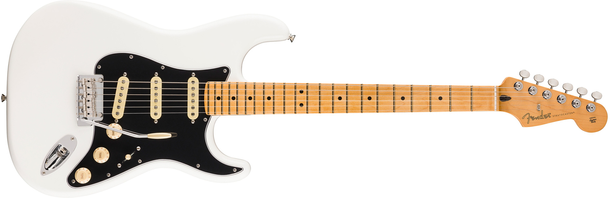 Fender Strat Player Ii Mex Aulne 3s Trem Mn - Polar White - Guitare Électrique Forme Str - Main picture