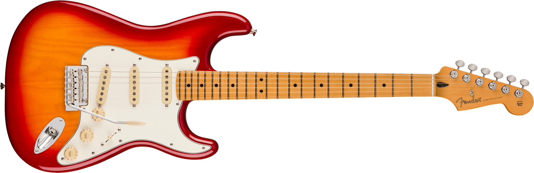 Fender Strat Player Ii Mex Frene 3s Trem Mn - Aged Cherry Burst - Guitare Électrique Forme Str - Main picture