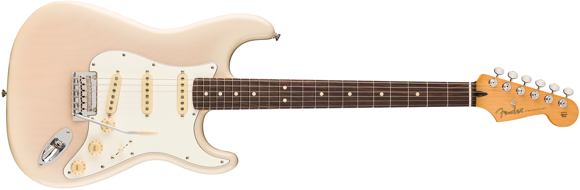 Fender Strat Player Ii Mex Frene 3s Trem Rw - White Blonde - Guitare Électrique Forme Str - Main picture