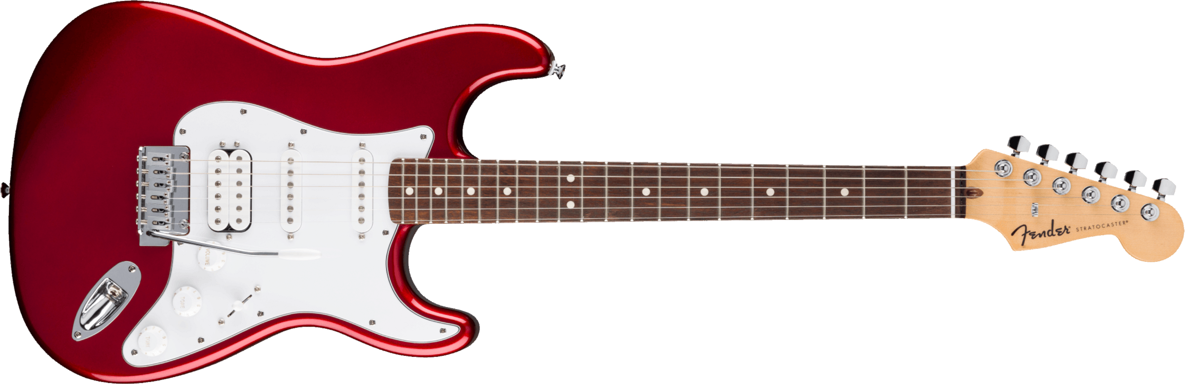 Fender Strat Standard Hss Trem Lau - Candy Cola - Guitare Électrique Forme Str - Main picture