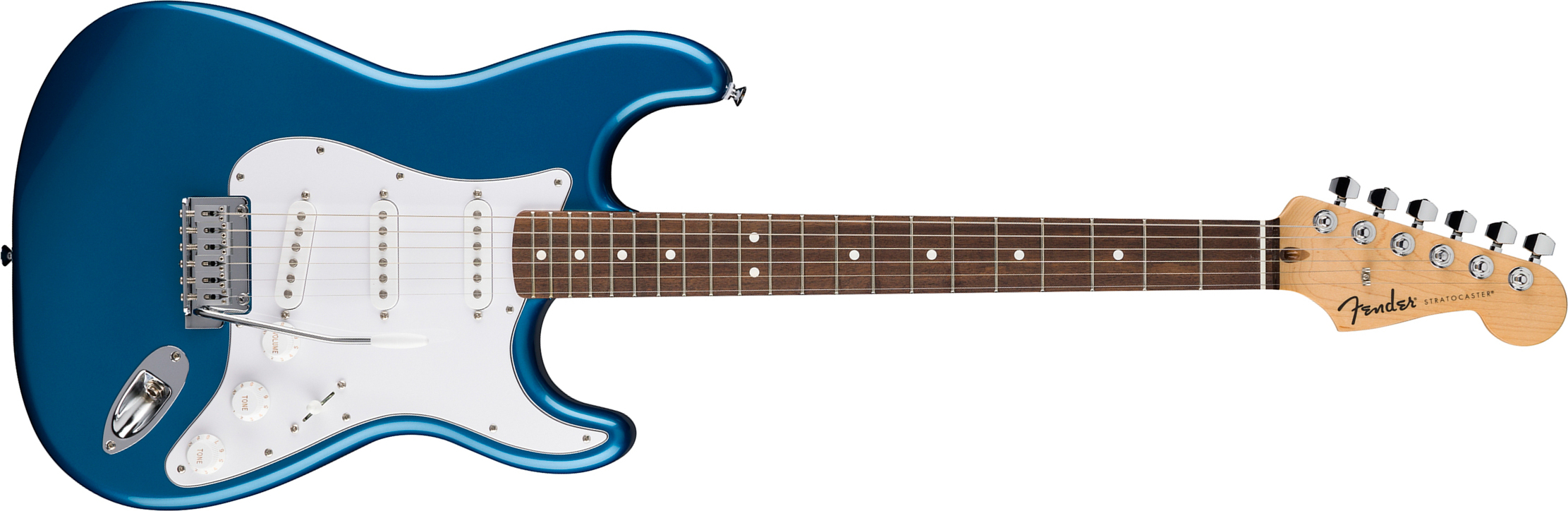 Fender Strat Standard Ind 3s Trem Lau - Aqua Marine Metallic - Guitare Électrique Forme Str - Main picture