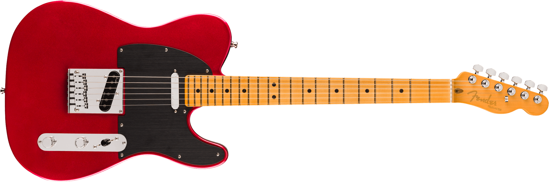 Fender Tele American Ultra Ii Usa 2s Ht Mn - Sinister Red - Guitare Électrique Forme Str - Main picture