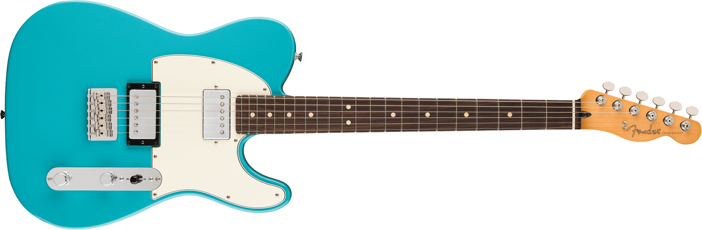 Fender Tele Player Ii Hh Mex 2h Ht Rw - Aquatone Blue - Guitare Électrique Forme Tel - Main picture