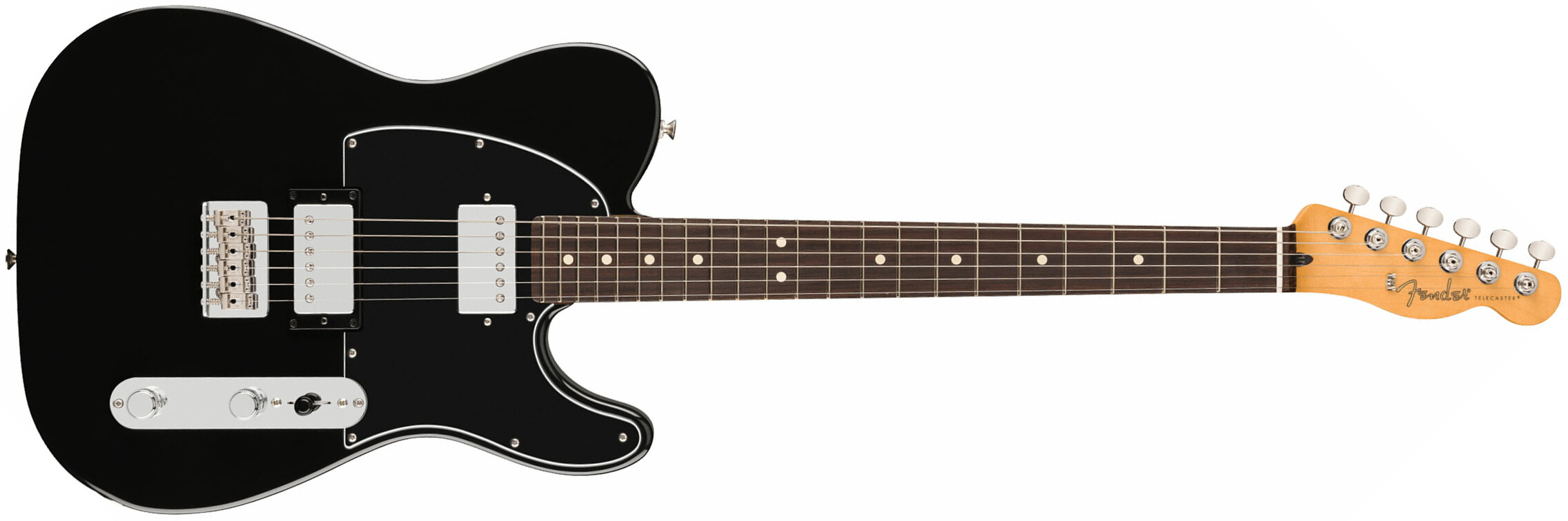 Fender Tele Player Ii Hh Mex 2h Ht Rw - Black - Guitare Électrique Forme Tel - Main picture