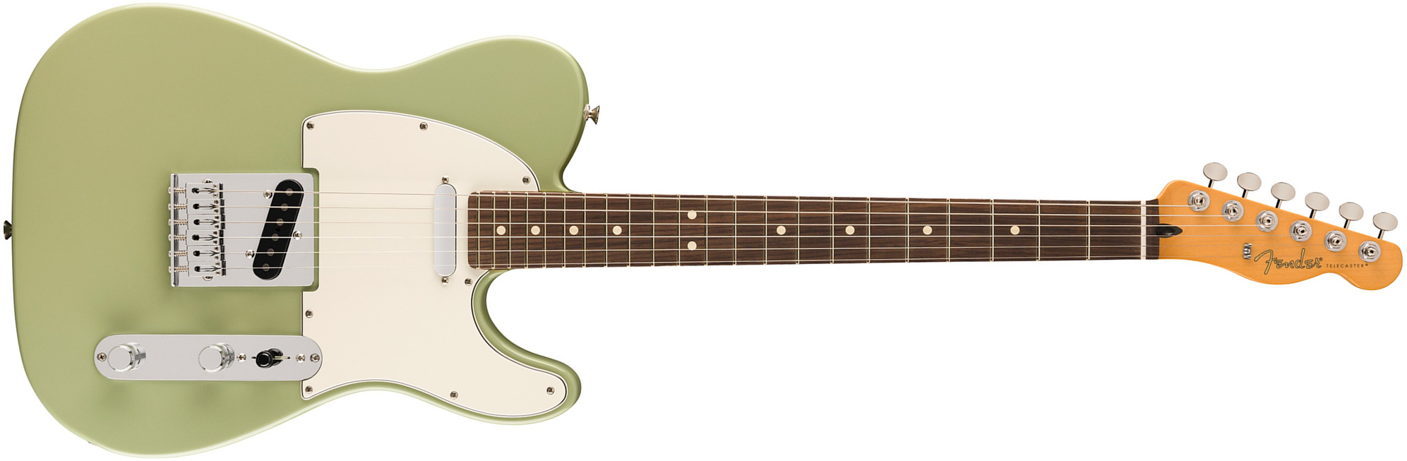 Fender Tele Player Ii Mex Aulne 2s Ht Rw - Birch Green - Guitare Électrique Forme Tel - Main picture