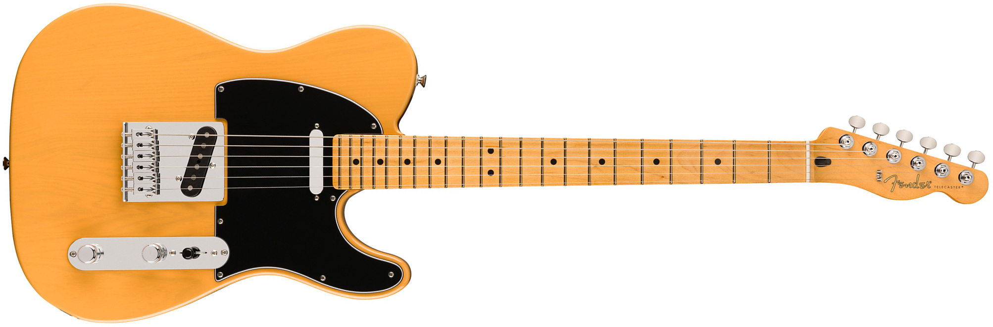 Fender Tele Player Ii Mex Frene 2s Ht Mn - Butterscotch Blonde - Guitare Électrique Forme Tel - Main picture