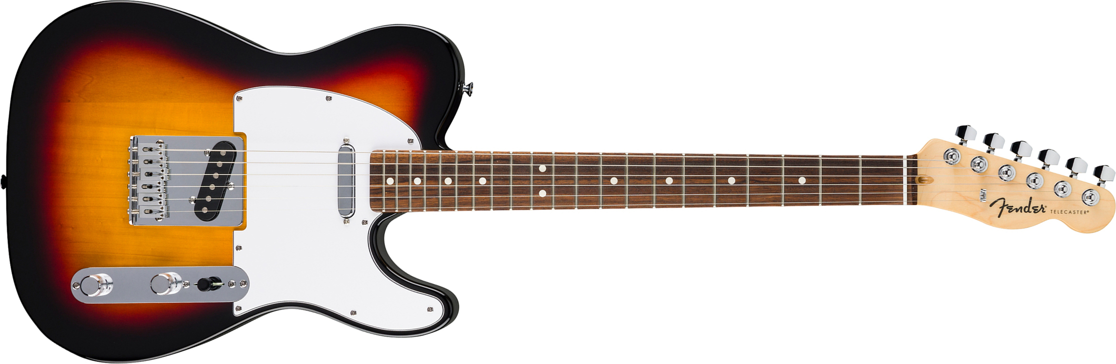 Fender Tele Standard Mex 2s Ht Lau - 3-color Sunburst - Guitare Électrique Forme Tel - Main picture