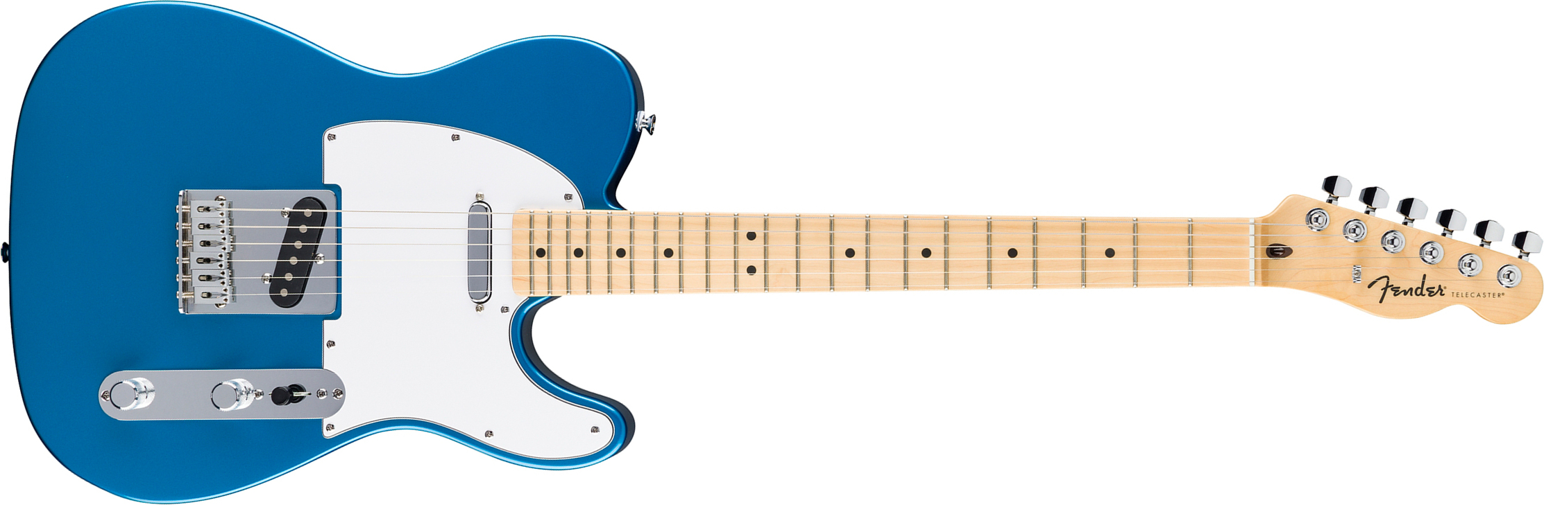 Fender Tele Standard Mex 2s Ht Mn - Aqua Marine Metallic - Guitare Électrique Forme Tel - Main picture