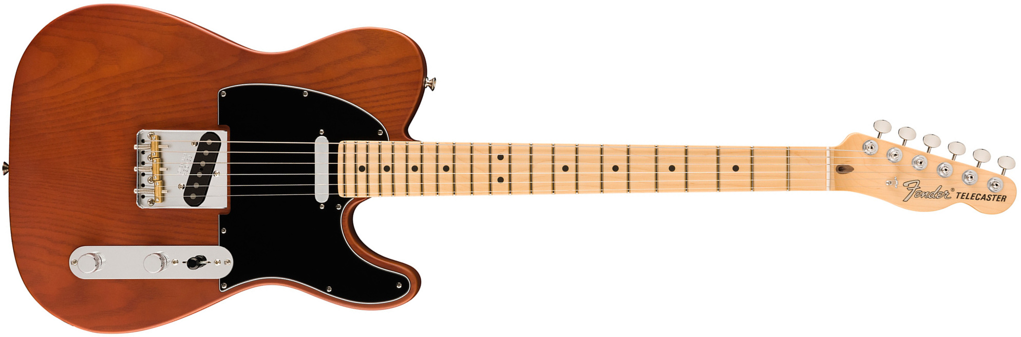 Fender Tele Timber Sassafras American Performer Fsr Ltd Usa 2s Ht Mn - Satin Mocha - Guitare Électrique Forme Str - Main picture