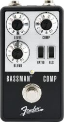 Pédale compression / sustain / noise gate basse Fender Bassman Compressor