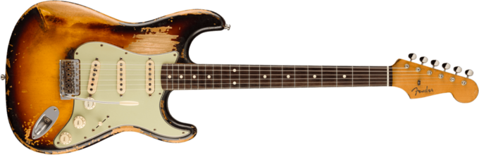 Fender Custom Shop John Frusciante Stratocaster Masterbuilt Paul Waller - Heavy relic 3-color sunburst