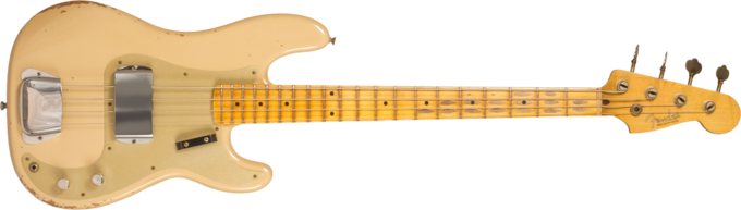 Fender Custom Shop 1958 Precision Bass #CZ578480 - Relic aged desert sand