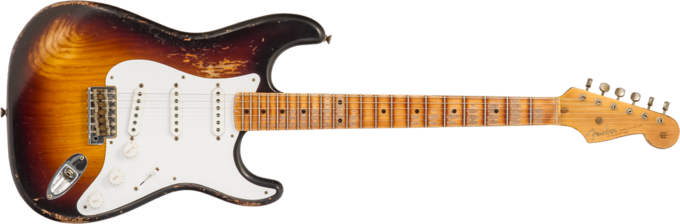 Fender Custom Shop 70th Anniversary 1954 Stratocaster Ltd #XN4343 - Heavy relic 2-color sunburst