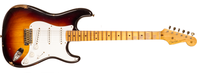 Fender Custom Shop 70th Anniversary 1954 Stratocaster Ltd #XN4856 - Relic 2-color sunburst