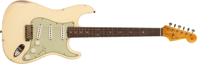 Fender Custom Shop 1959 Stratocaster #R133842 - Relic antique vintage white