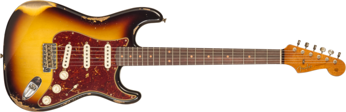 Fender Custom Shop 1961 Stratocaster #CZ575233 - Heavy relic 3-color sunburst